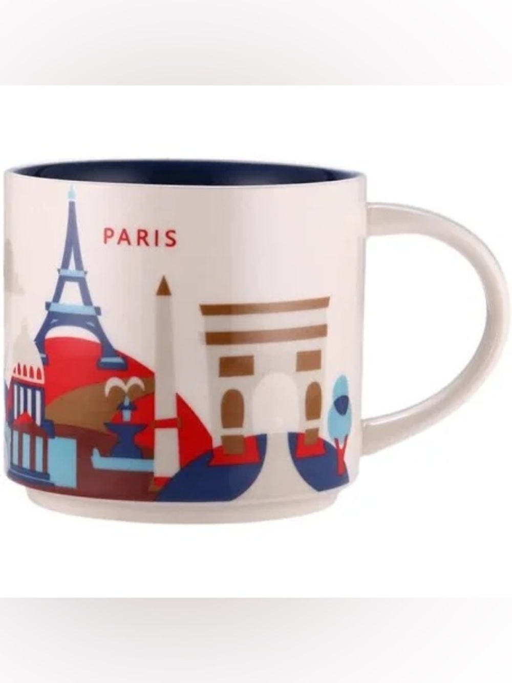STARBUCKS PARIS “YOU ARE HERE” MUG – NEW WITH price STICKER on bottom